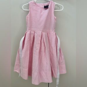 Ralph Lauren pink seersucker dress